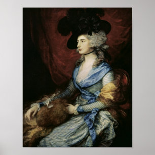 Poster Thomas Gainsborough  Mme Sarah Siddons, les acteur