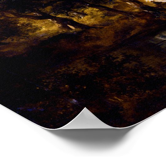 Poster Thomas Gainsborough : Paysage à Suffolk (Coin)