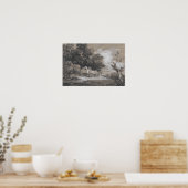 Poster Thomas Gainsborough - Paysage boisé (Cuisine)
