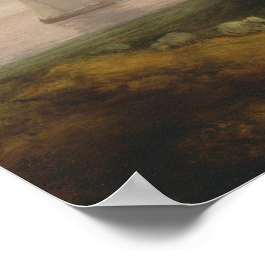Poster Thomas Gainsborough - Paysage côtier (Coin)