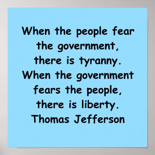 Poster thomas jefferson (Devant)