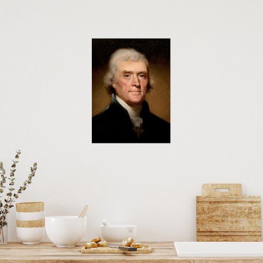 Poster Thomas Jefferson (Cuisine)