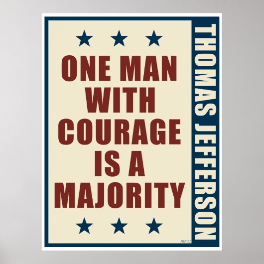 Poster Thomas Jefferson (Devant)