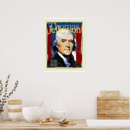 Poster Thomas Jefferson (Cuisine)