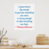 Poster Thomas Jefferson #1 (Cuisine)
