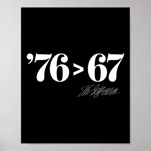 Poster Thomas Jefferson 76 > 67 Auto-évident Minimal M (Devant)