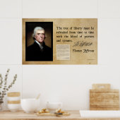 Poster Thomas Jefferson - Arbre de la Liberté (Cuisine)
