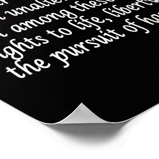 Poster Thomas Jefferson Et Déclaration D'Indépendance (Coin)