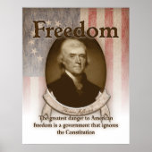 Poster Thomas Jefferson - Liberté (Devant)