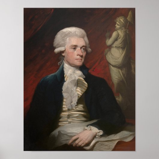 Poster Thomas Jefferson Peinture (Devant)