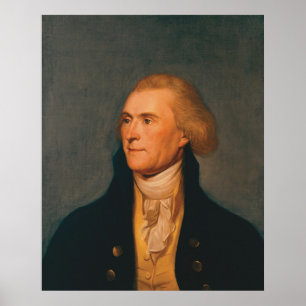 Poster THOMAS JEFFERSON Portrait de Charles Willson Peale