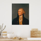 Poster THOMAS JEFFERSON Portrait de Charles Willson Peale (Cuisine)