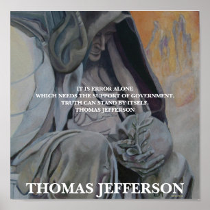 Poster Thomas Jefferson - Vérité