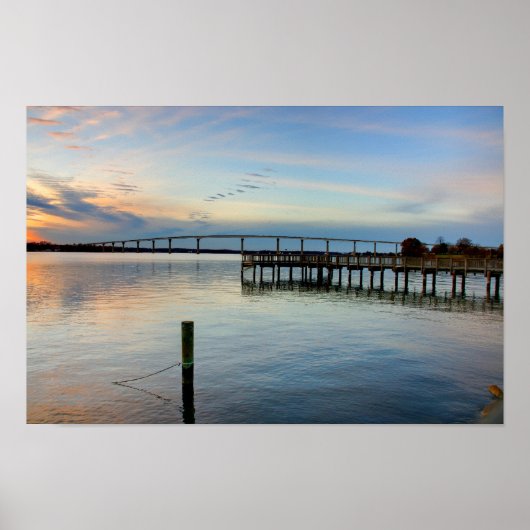 Poster Thomas Johnson Bridge, Solomons Maryland (Devant)