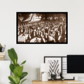 Poster Thomas Lipton Banquet Photo 1906 (Bureau à domicile)