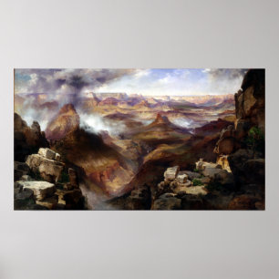 Poster Thomas Moran Grand Canyon of the Colorado River