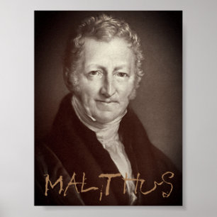 Poster Thomas R. Malthus