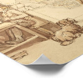 Poster Thomas Rowlandson - Intérieur d'une auberge (Coin)