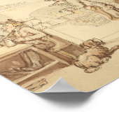 Poster Thomas Rowlandson - Intérieur d'une auberge (Coin)