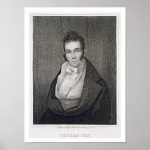 Poster Thomas Say (1787-1834), gravée par Henry Hoppner