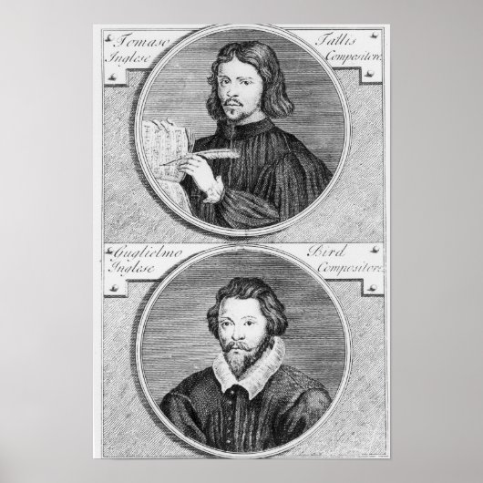 Poster Thomas Tallis et William Byrd (Devant)