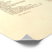 Poster Thomasville Georgia 1885 Antique Carte panoramique (Coin)