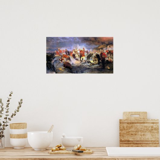 Poster Thompson - Défense de Rorkes Drift (Cuisine)
