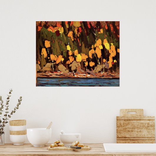 Poster Thomson - Birches et Cèdres (Cuisine)