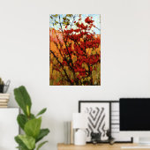 Poster Thomson - Érable molle en automne (Bureau à domicile)