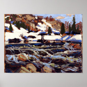Poster Thomson - Les Rapids, peinture d'art