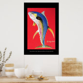 Poster Thon à nageoires longues (Cuisine)