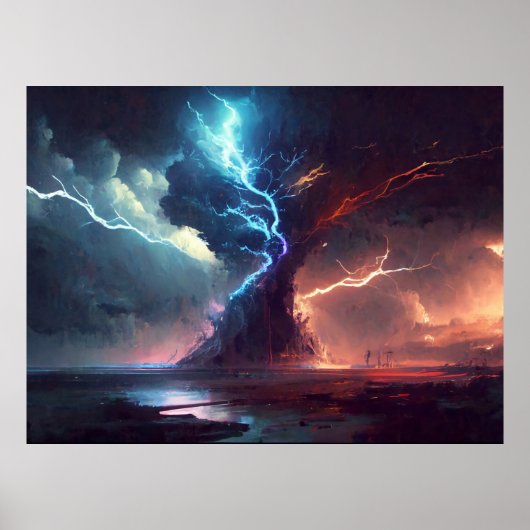 Poster Thon et lightning (Devant)
