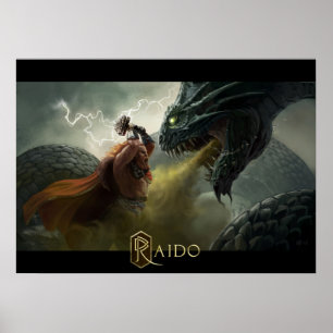 Poster Thor contre l'affiche de Jormungand