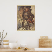 Poster Thor Lève Son Hammer Arthur Rackham (Cuisine)