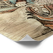 Poster Thor pêche pour le serpent de Midgard (Coin)