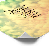 Poster Thoreau cite la citation motivationnelle de la nat (Coin)