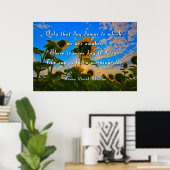 Poster Thoreau, étoile du matin (Bureau à domicile)