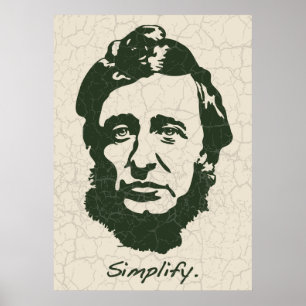 Poster Thoreau - Simplifier