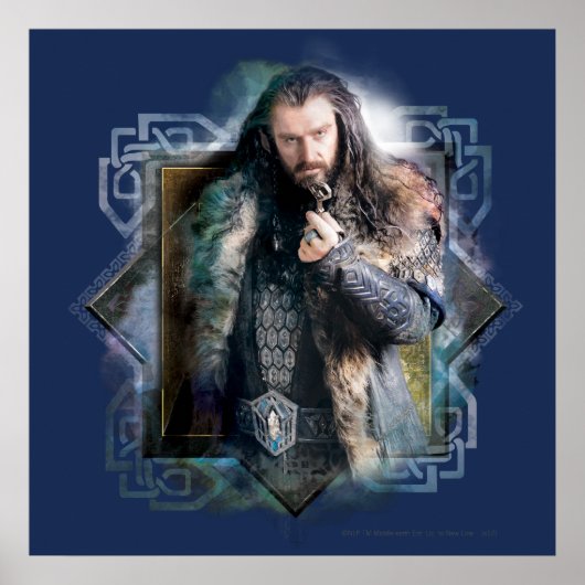 Poster THORIN OAKENSHIELD™ - Graphique de caractères (Devant)