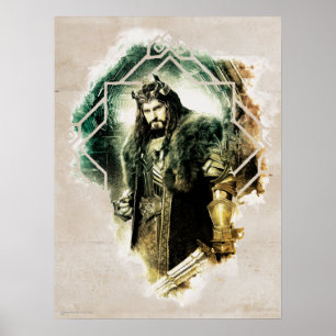 Poster THORIN OAKENSHIELD™ - King Under The Mountain