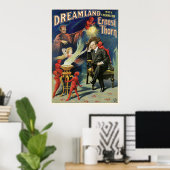 Poster Thorn Magician ~ Dreamland Vintage Magic Act (Bureau à domicile)