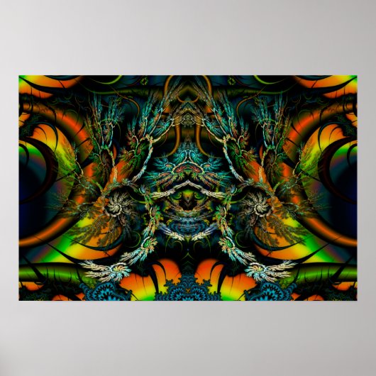 Poster Thorne de Thornz 3D symétrique fractale (Devant)