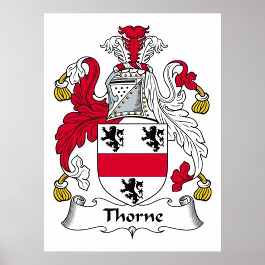 Poster Thorne Family Crest (Devant)