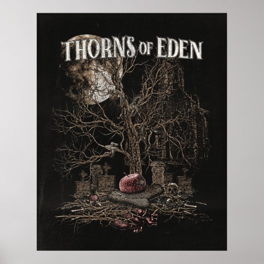 Poster Thorns of Eden - Gothic Streetwear Design (Devant)