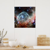 Poster Thor's Helmet Nebula Space (Cuisine)