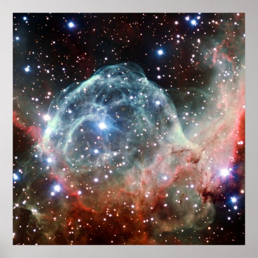 Poster Thor's Helmet Nebula Space (Devant)