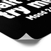 Poster Thou Shall Not Try Me Mood 24 7 Funny Quote Old En (Coin)