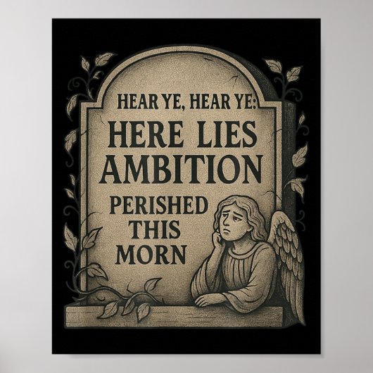 Poster Thou Shalt Not Slack_ A Medieval Guide To Producti (Devant)