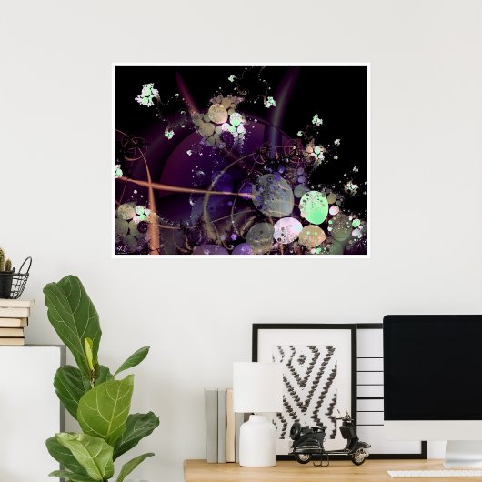 Poster Threads de l'univers (Bureau à domicile)