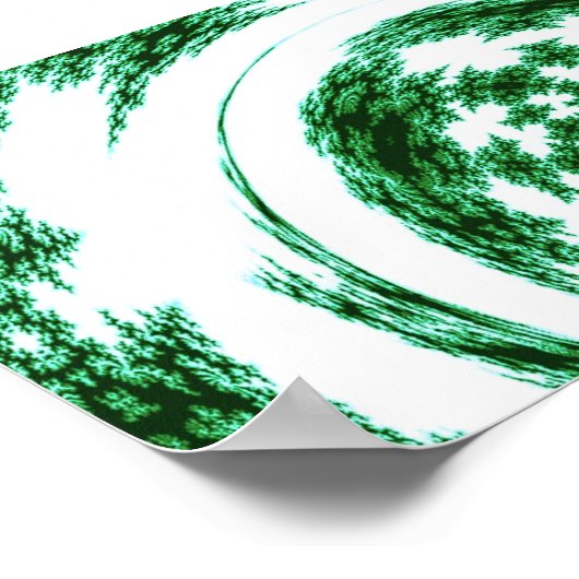 Poster Threads de rotation verte (Coin)